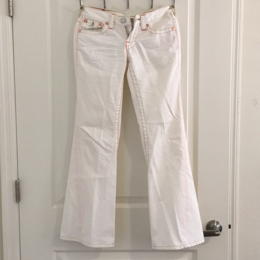 White True Religion jeans size 26.